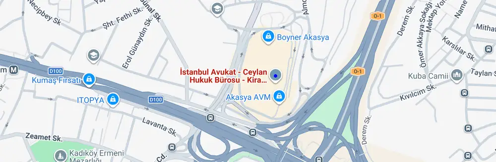 Av. Kazım Ceylan Hukuk Bürosu konumu — Akasya AVM, Üsküdar